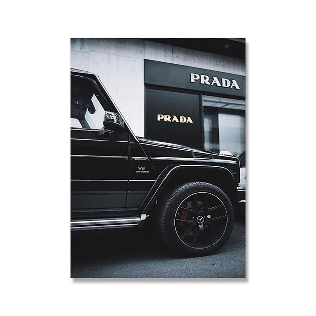 Poster Luxus Fahrzeuge und Geschäfte  als Deko Print ohne Rahmen