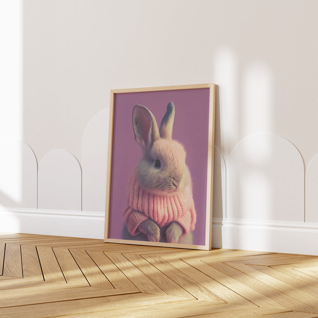 Kinderzimmer Poster Tiere Fuchs Elefant Bär Nashorn Erdmännchen · Kinderzimmer Bilder · Wand Deko · Kunst Druck · Deko Print · ohne Rahmen