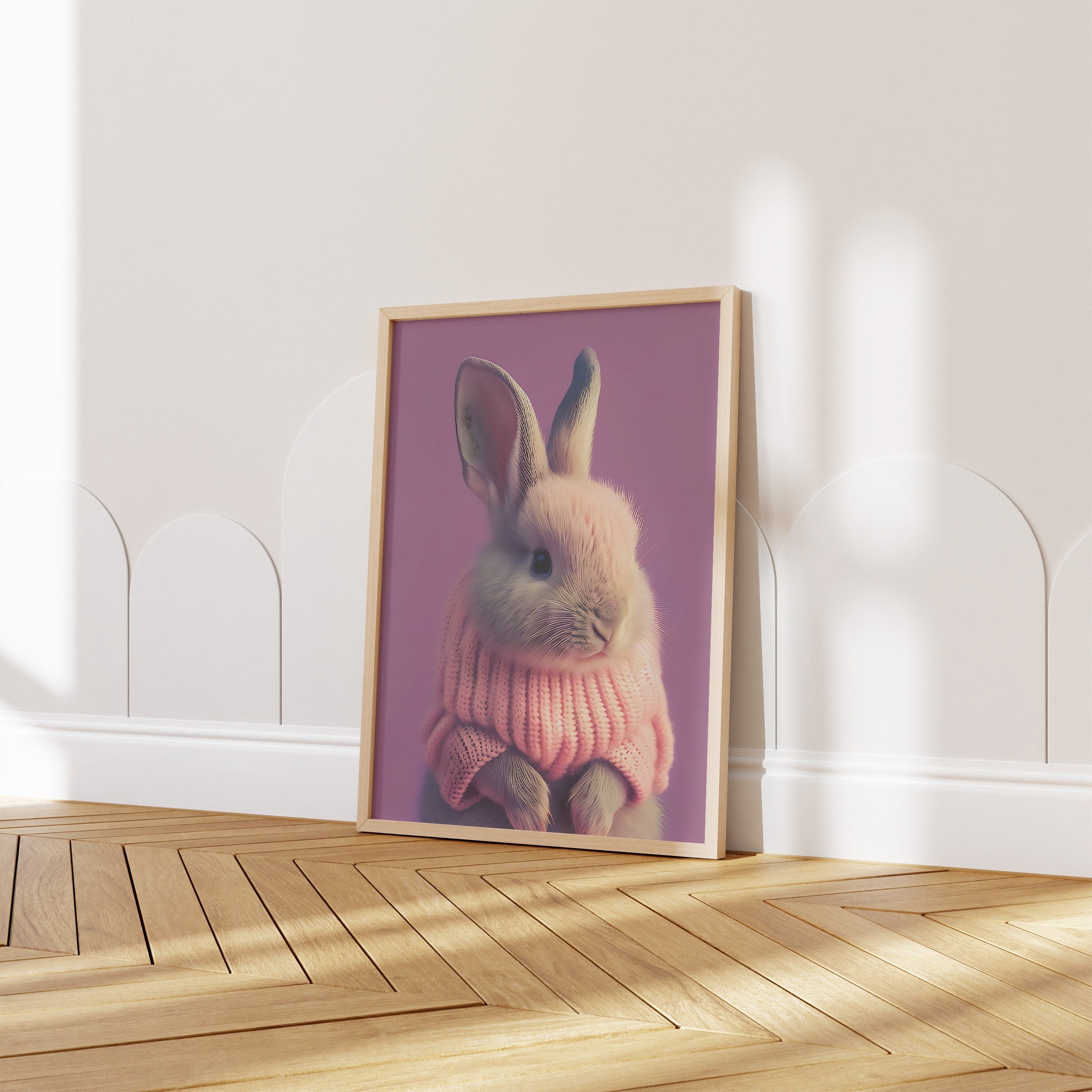 Kinderzimmer Poster Tiere Fuchs Elefant Bär Nashorn Erdmännchen · Kinderzimmer Bilder · Wand Deko · Kunst Druck · Deko Print · ohne Rahmen