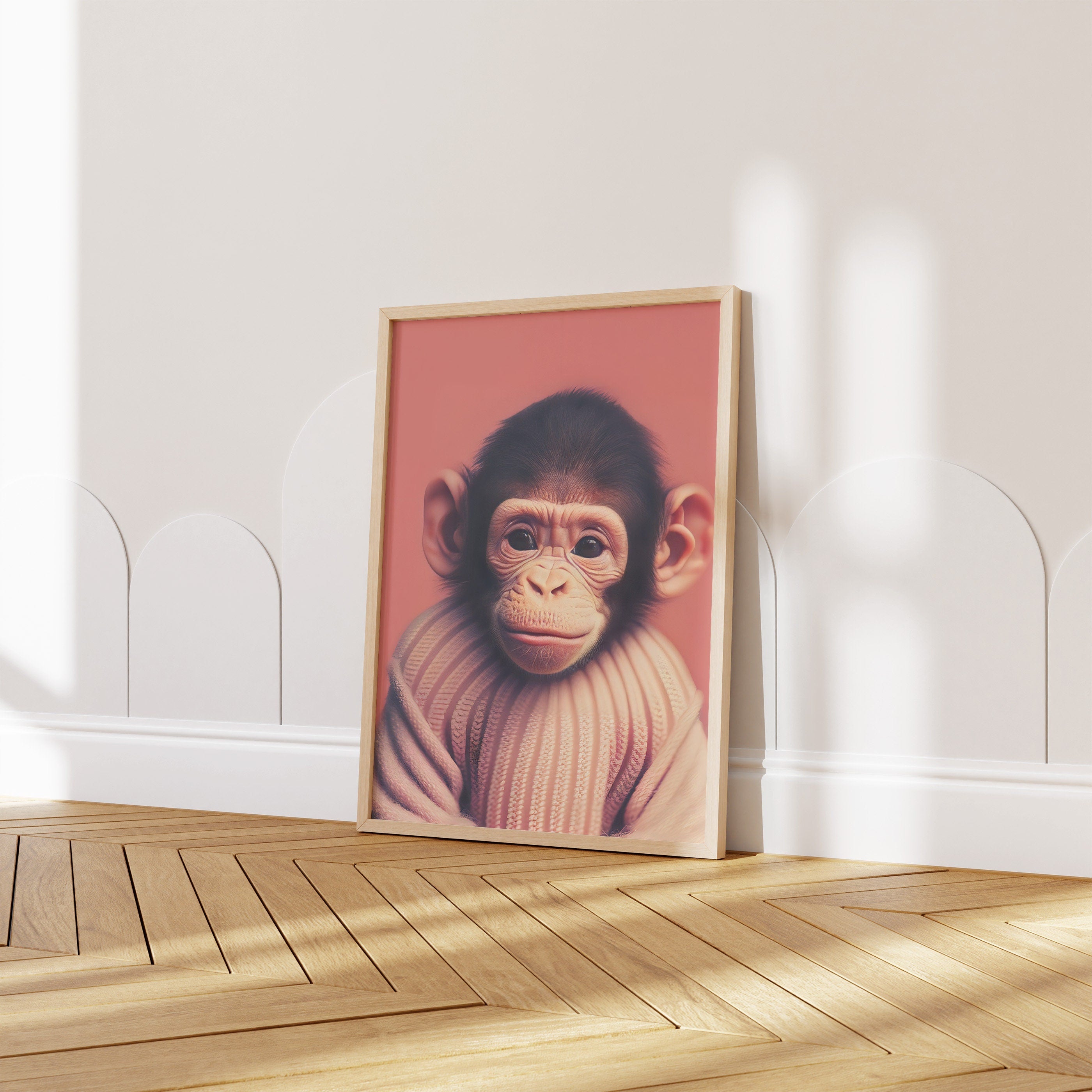 Kinderzimmer Poster Tiere Fuchs Elefant Bär Nashorn Erdmännchen · Kinderzimmer Bilder · Wand Deko · Kunst Druck · Deko Print · ohne Rahmen